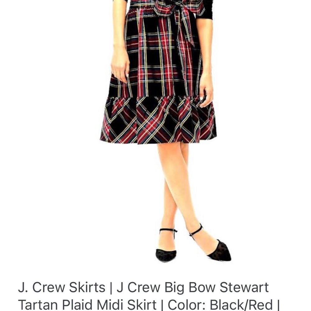 Women’s J.Crew plaid skirt
